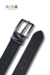 B35-DOUBLE SIDED BLACK/BROWN MILED