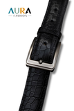 B-146 Croco BLACK